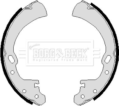 BORG & BECK Piduriklotside komplekt BBS6022